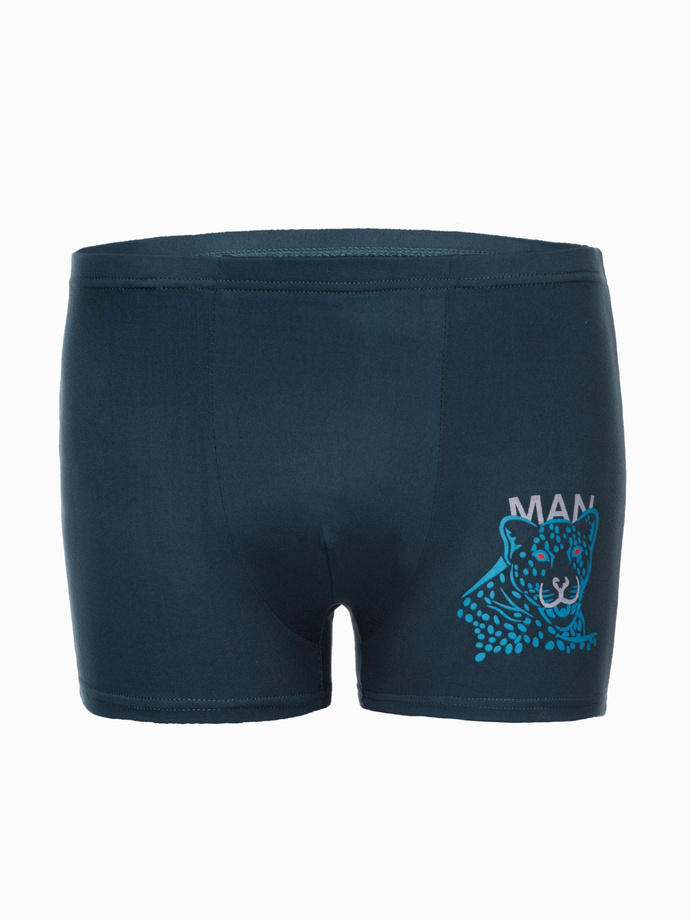 Men's boxer shorts U519 - turquoise