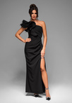 Evening dress LA-OM-DLR005 Regular Fit black