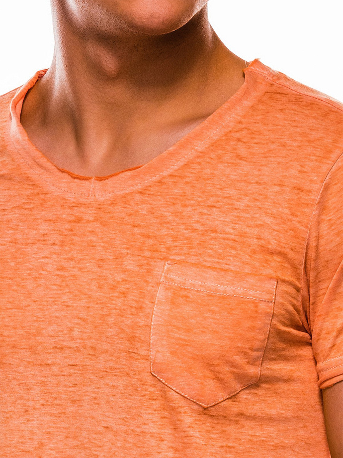 Men's plain t-shirt - orange S1051