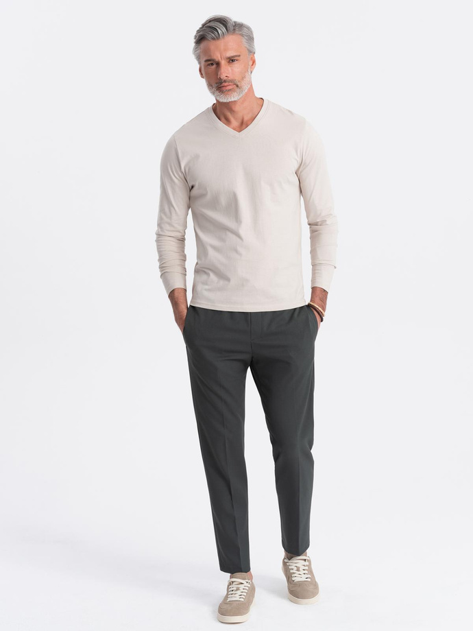 Men's V-NECK longsleeve set - mix 2-pack V5 Z41