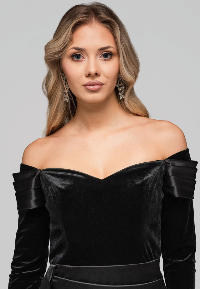 Evening dress LA-OM-DLR254 - black