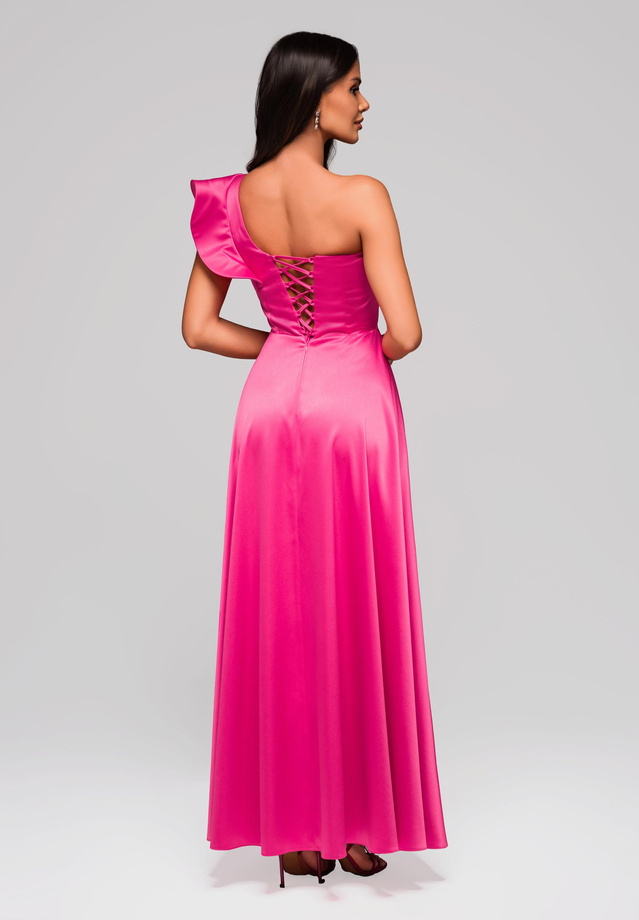 Evening dress LA-OM-DLR176 - fuchsia