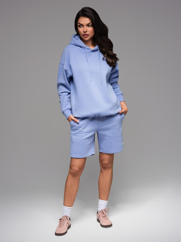 Unisex sweatshirt with hood and pockets - lavender V9 OU-SNBC-0105