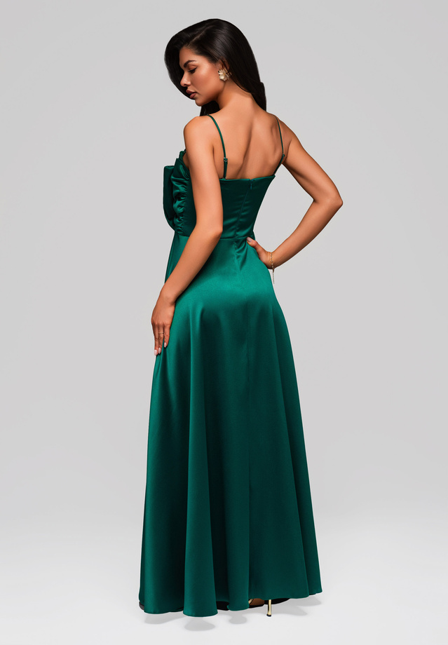Evening dress LA-OM-DLR173 - bottle green