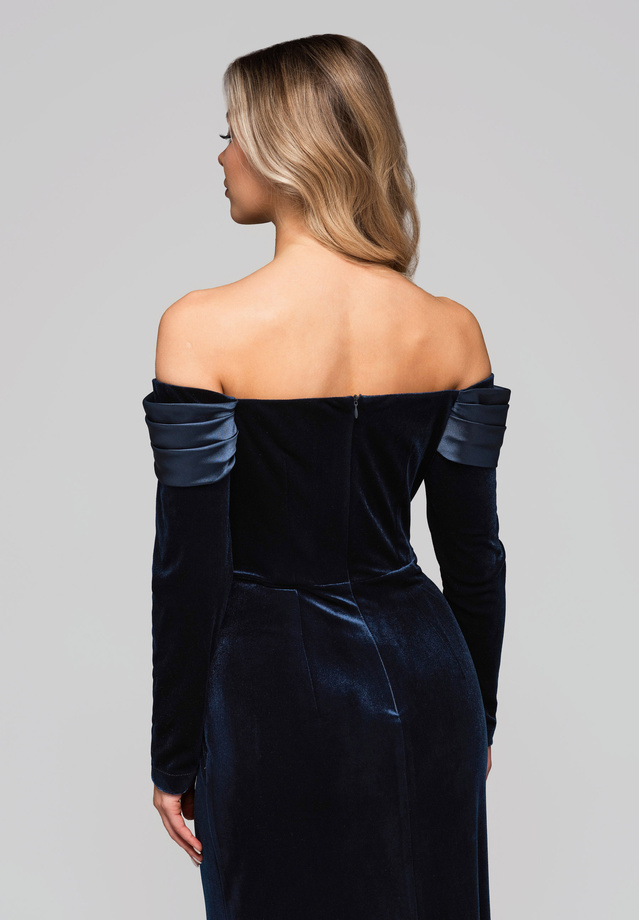 Evening dress LA-OM-DLR254 - navy