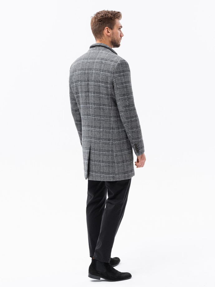 Men's coat - black C499