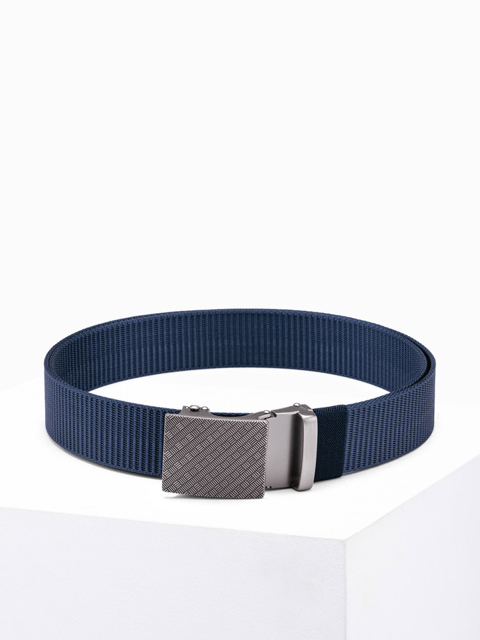 Men's belt A849 - navy