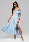 Evening dress LA-OM-DLR196 - blue