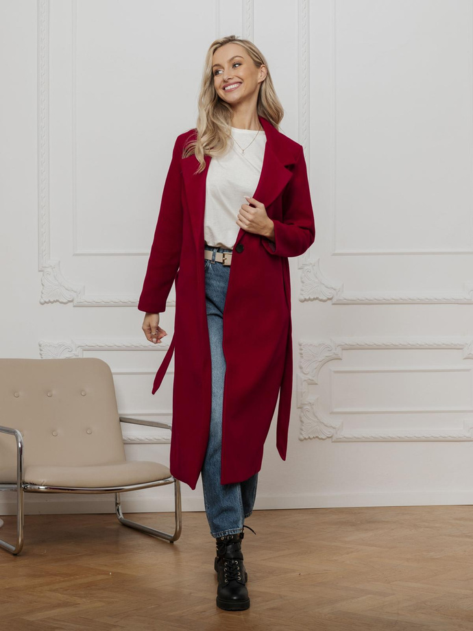 Women's coat CLR034 - red