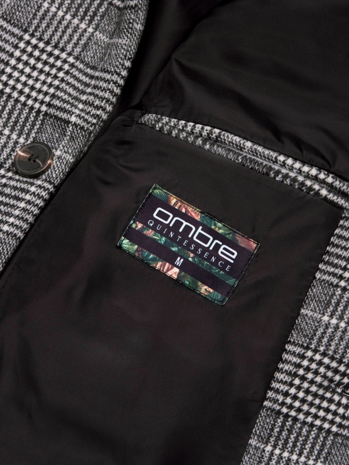 Men's coat - black C499