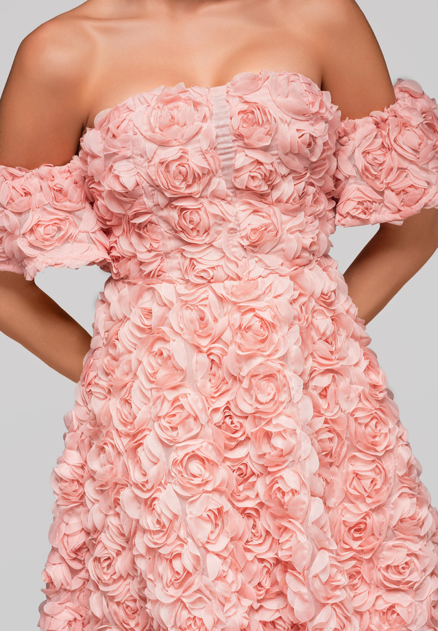 Evening dress LA-OM-DLR163 - pink