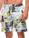 Men's swimming shorts W512 - yellow