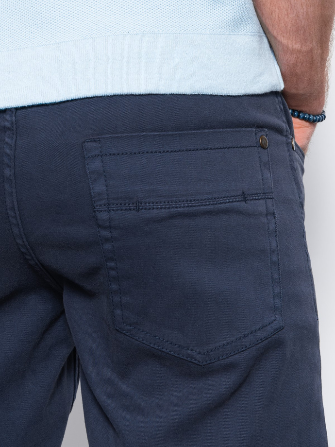 Men's pants chinos - navy P1059