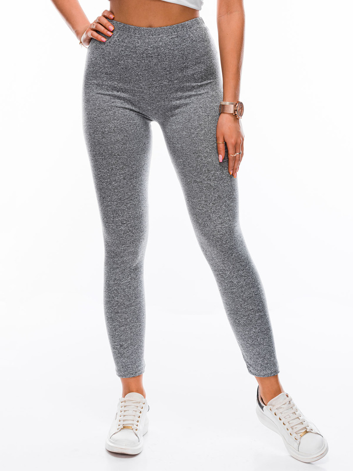 Women's leggings PLR118 - grey/melange