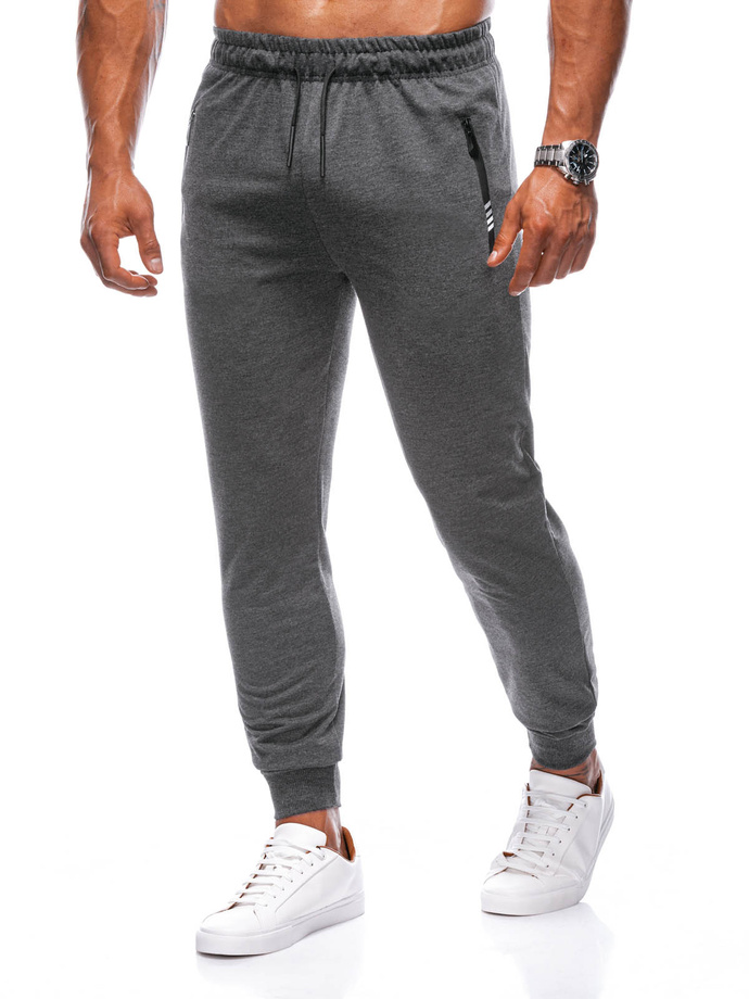 Men's sweatpants P1484 - dark grey