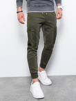 Men's sweatpants - khaki P917