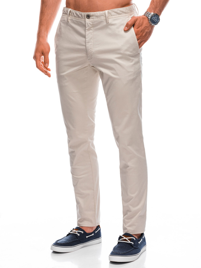 Men's pants chino P1359 - beige