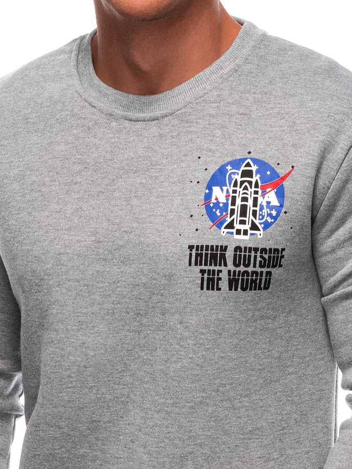 Men's sweatshirt B1685 - grey