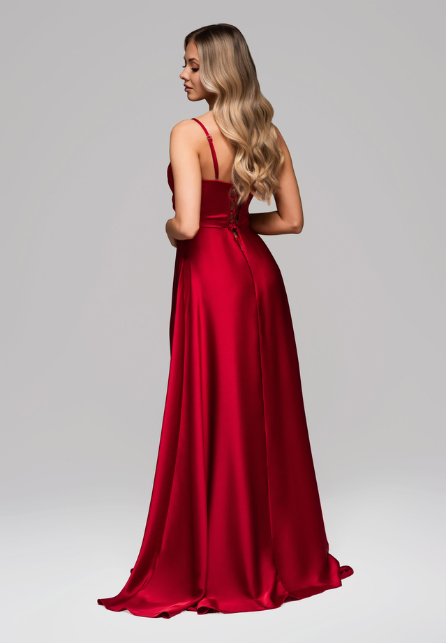 Evening dress LA-OM-DLR177 - fuchsia