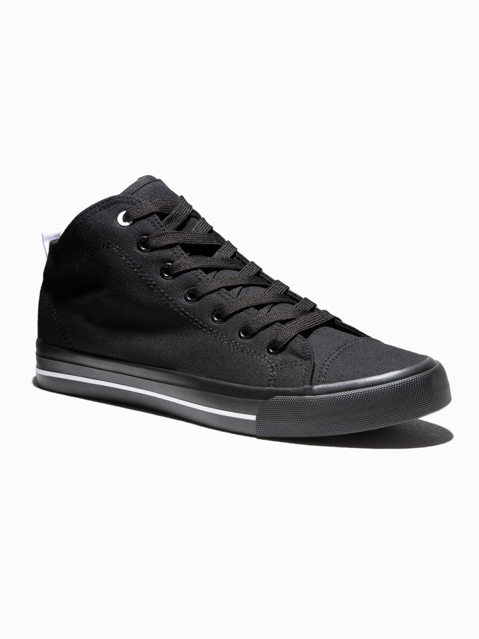 Men's shoes sneakers T389 - black