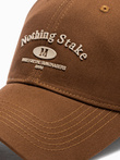 Men's cap H149 - brown
