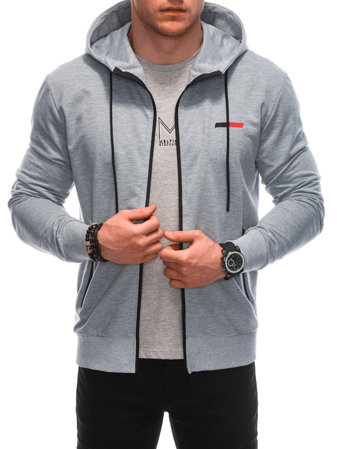 Men's hoodie B1644 - grey