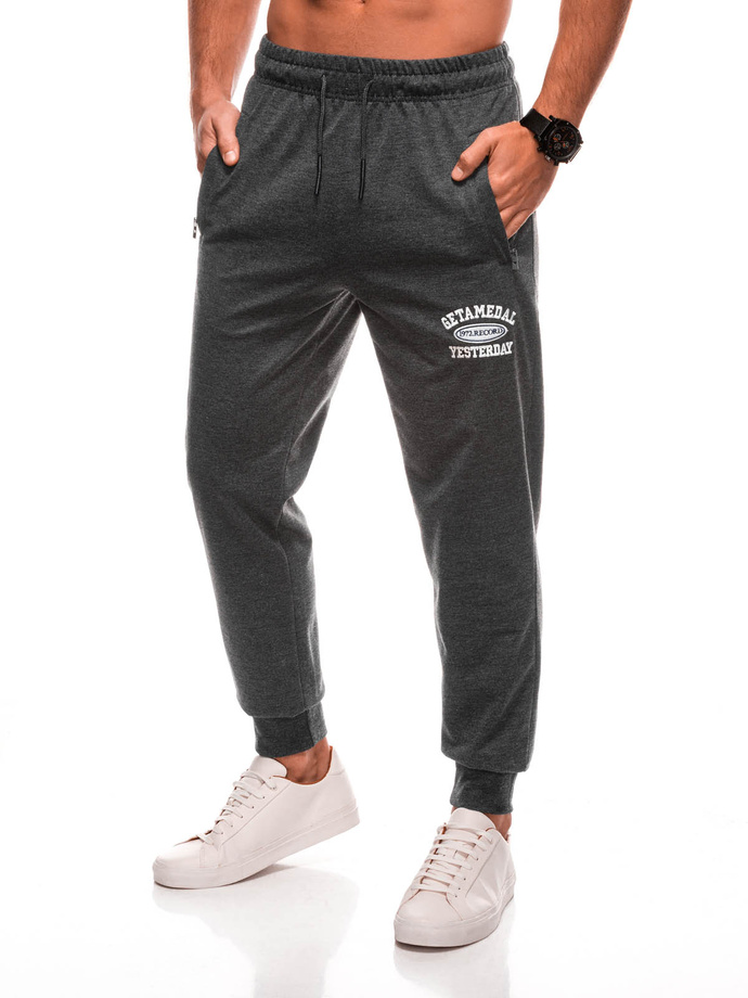 Men's sweatpants P1503 - dark grey