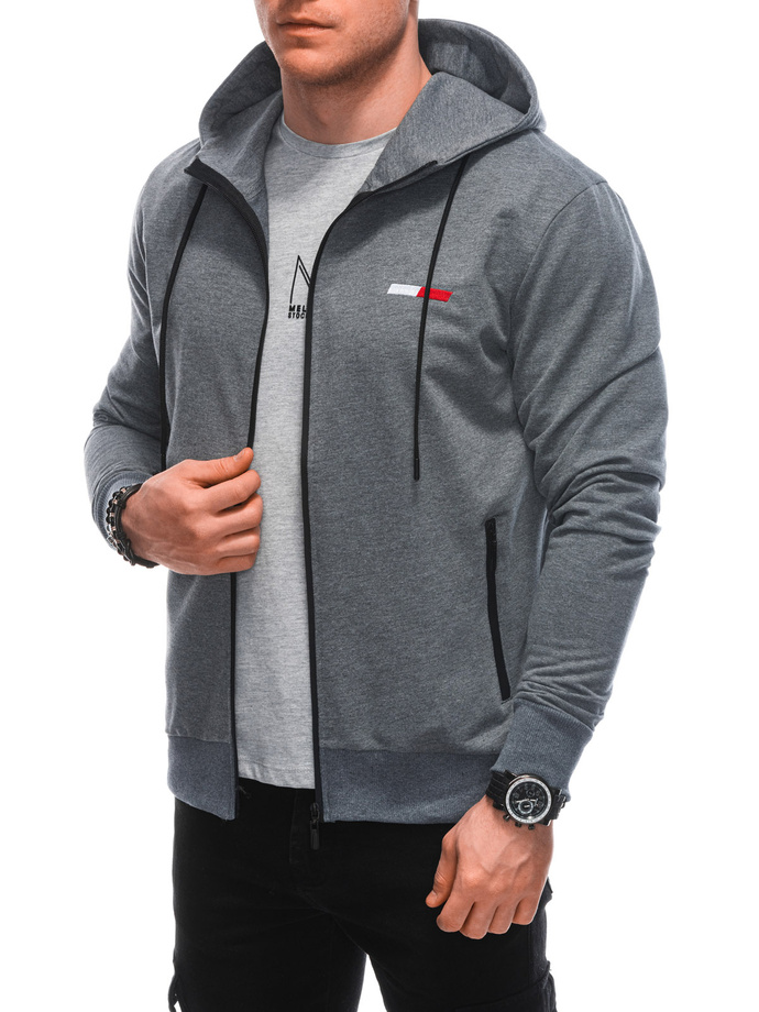 Men's hoodie B1644 - dark grey