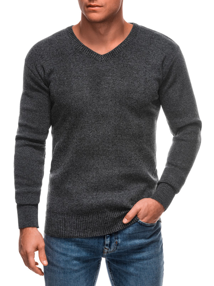 Men's sweater E246 - dark grey