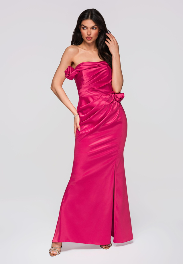 Sukienka wieczorowa LA-OM-DLR278 - fuchsia