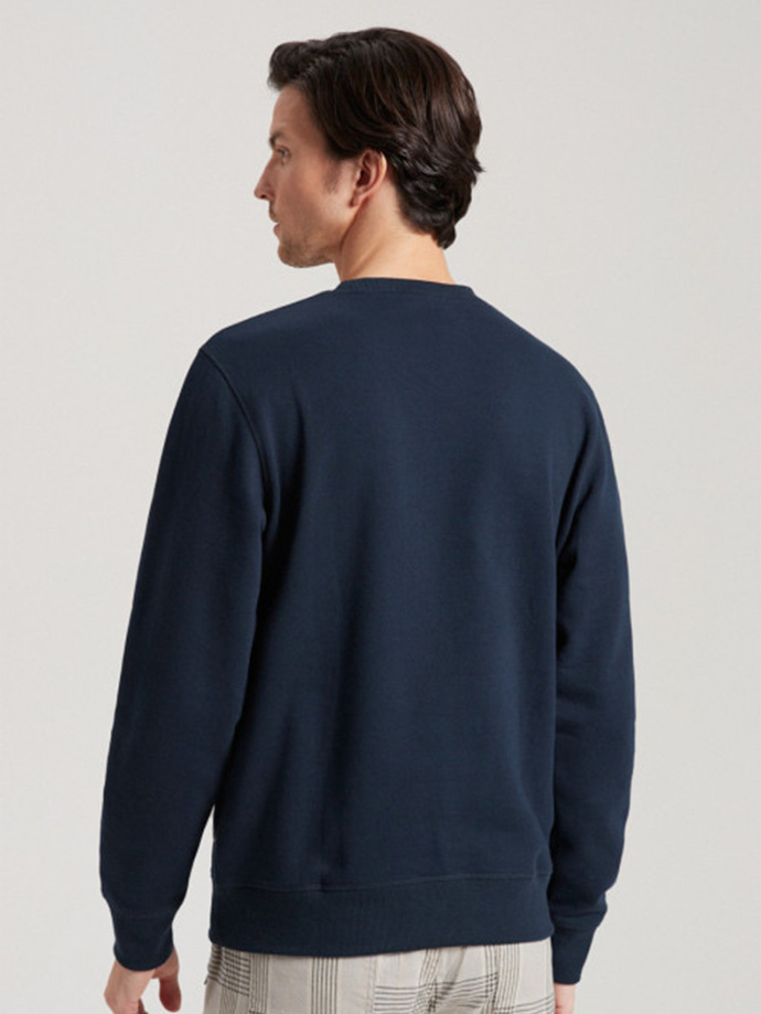 Men's sweatshirt CHESTCREW B1576 - navy