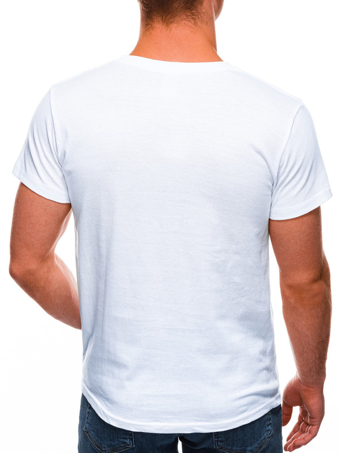 Men's plain t-shirt S970 - white
