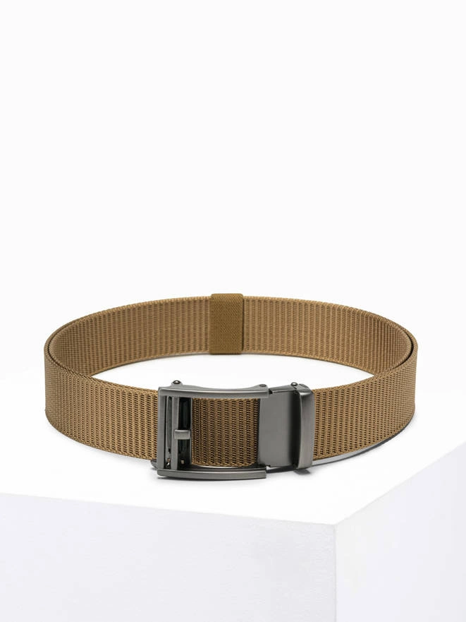 Men's belt A828 - beige
