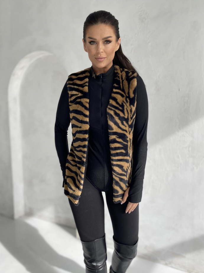 Women's vest VLR013 - brown