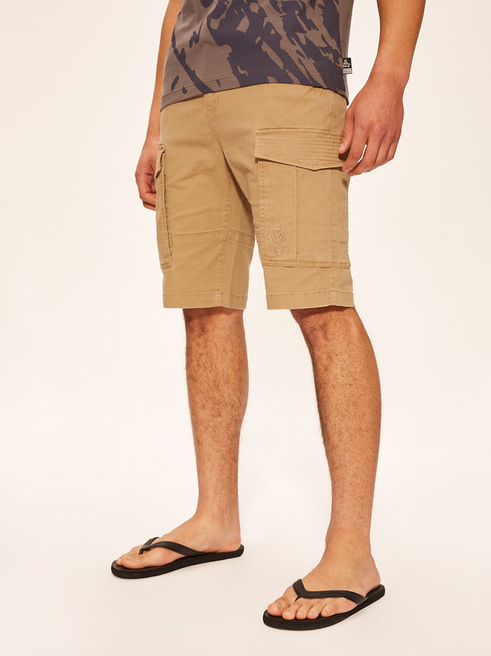 Men's shorts DKR CARGOS W427 - beige