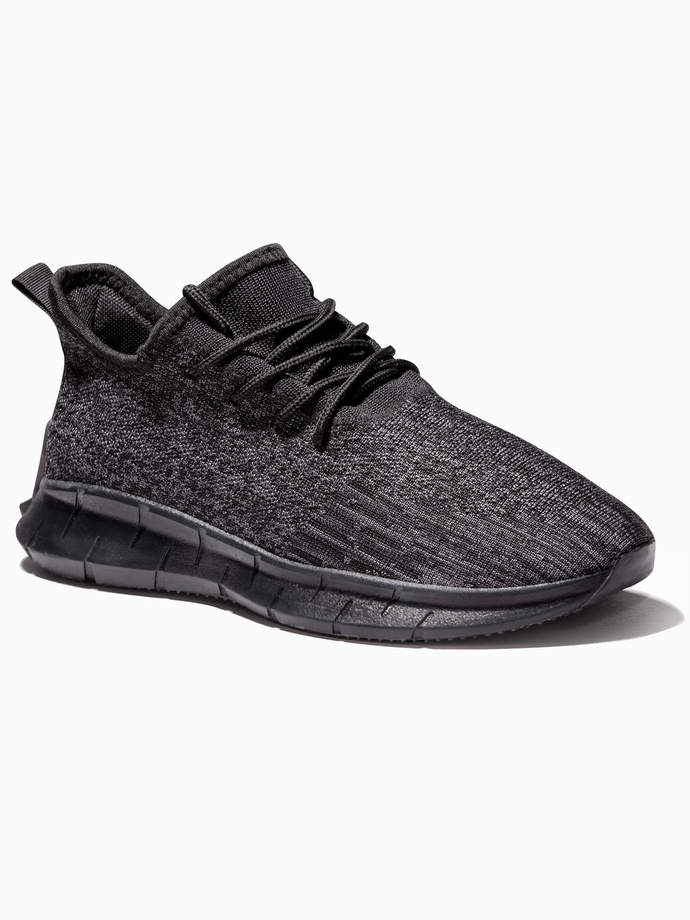 Buty męskie sneakersy - czarne V4 T388