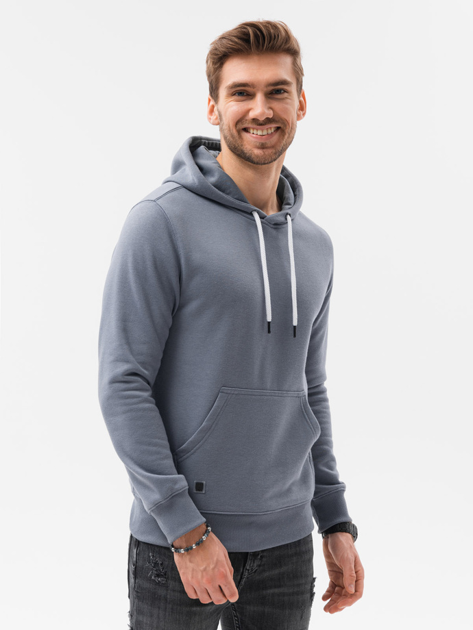 Men's hooded sweatshirt - jeans B979