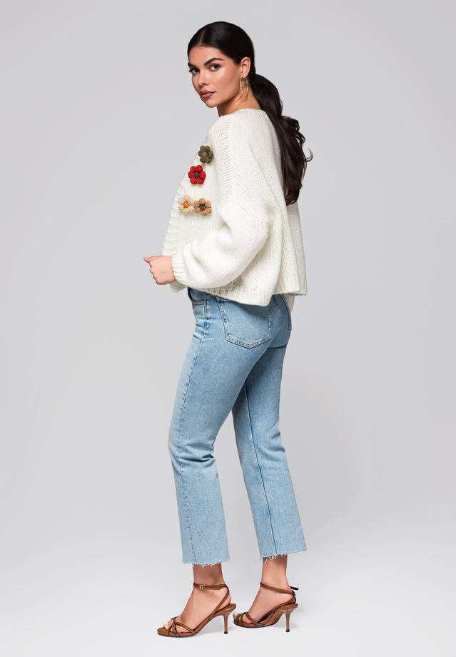 Women's sweater LW-SWCD-0101 cream