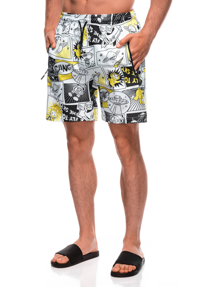 Men's swimming shorts W512 - yellow