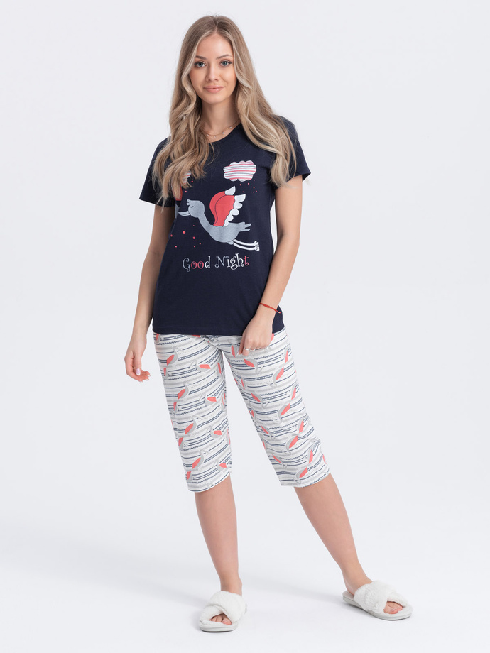 Women's pyjamas ULR261 - navy