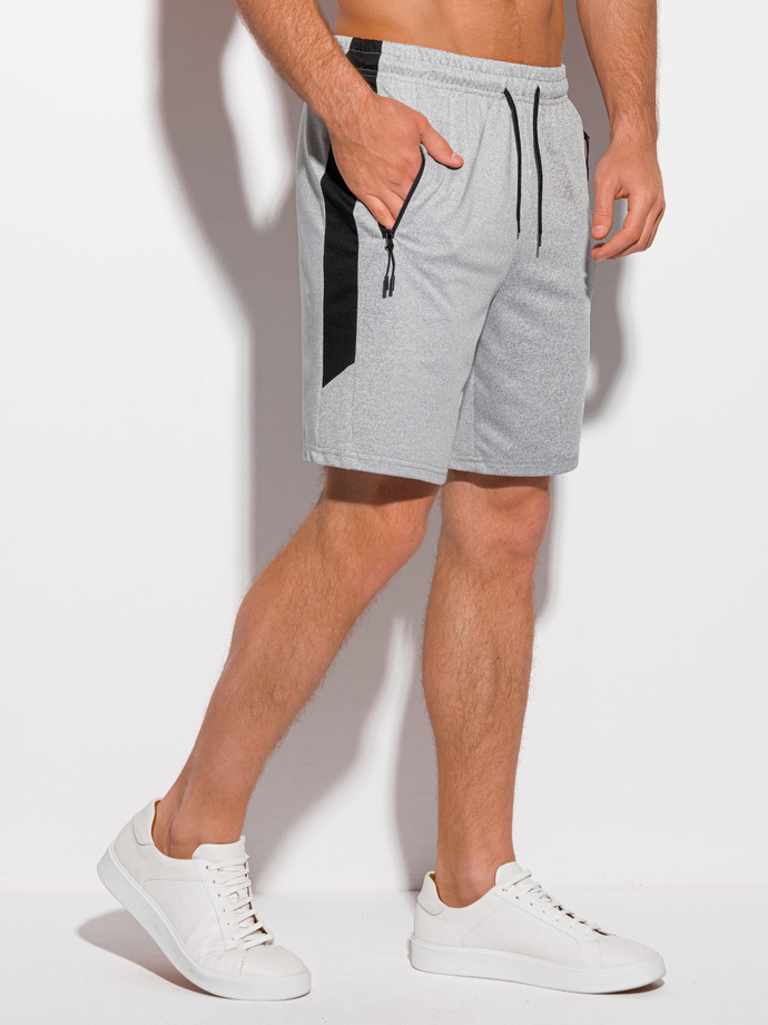 Men's sweatshorts W376 - grey