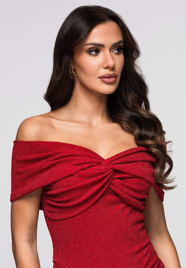Evening dress LA-OM-DLR264 - red