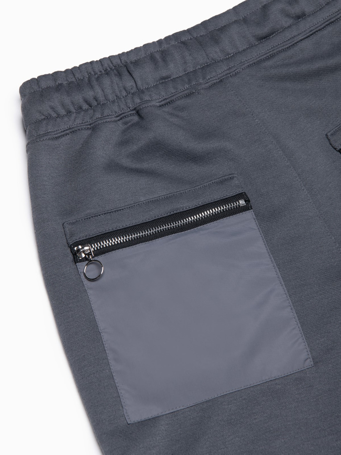 Men's sweatpants - dark grey P917