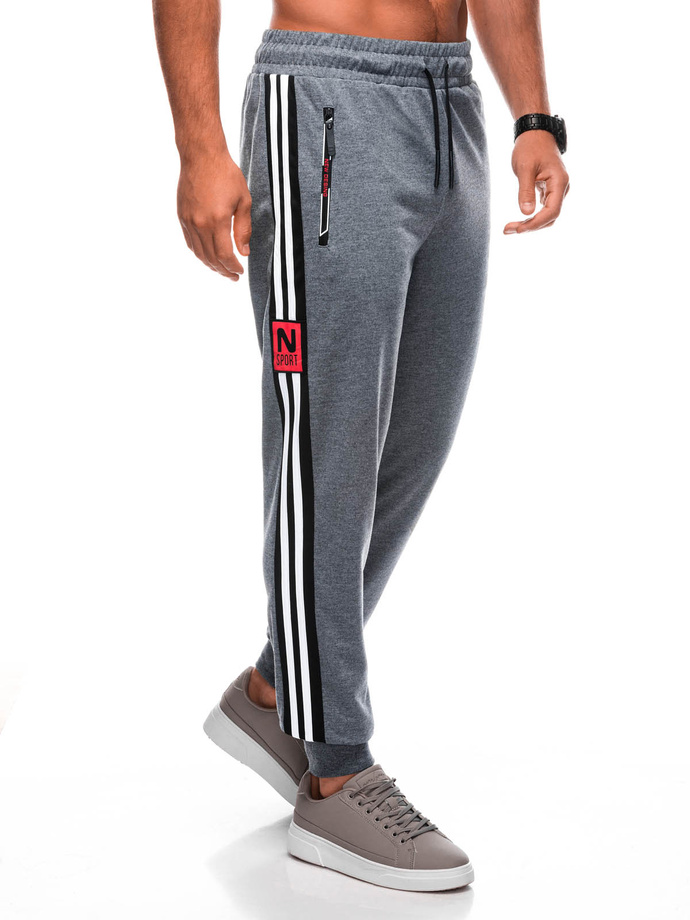 Men's sweatpants P1495 - grey