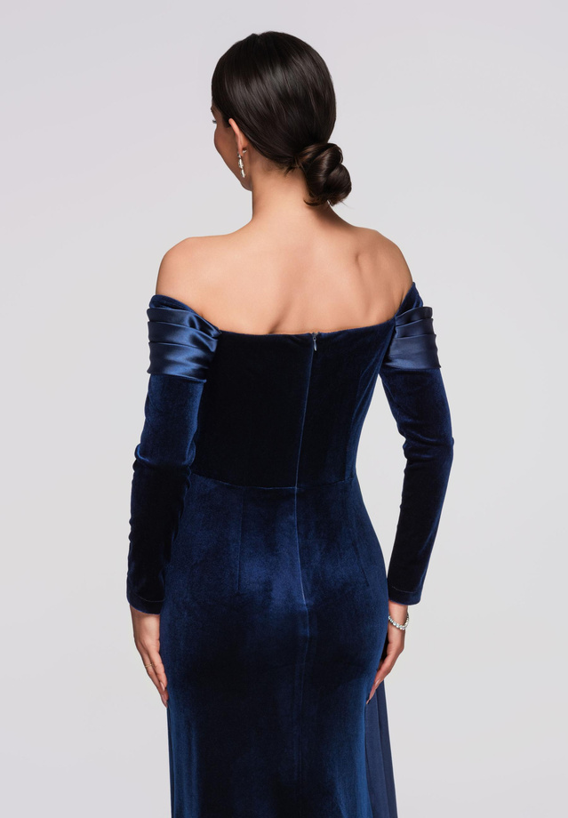 Evening dress LA-OM-DLR254 - navy