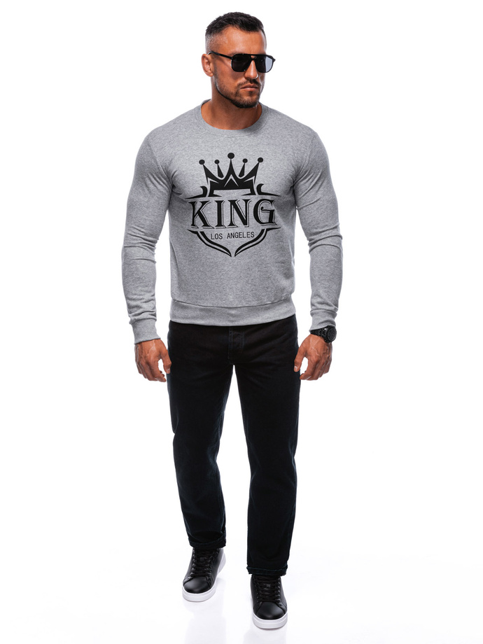 Men's sweatshirt B1680 - grey