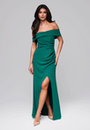 Evening dress LA-OM-DLR232 bottle green