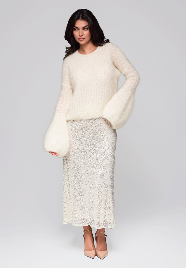 Sweter damski LW-SWSW-0110 - ecru