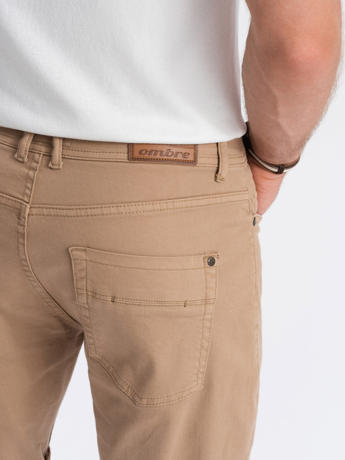 CHINO men's shorts - light brown V9 OM-SRDS-0103