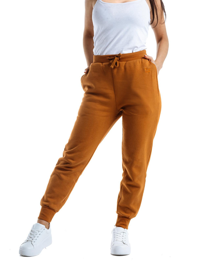 Women's sweatpants PLR265 - mustard